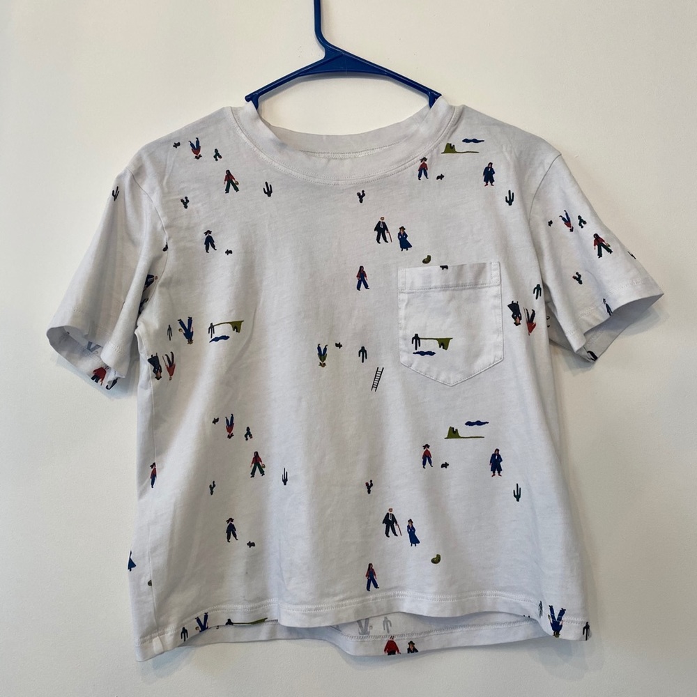 Madewell Boxy Western People Top - XXS